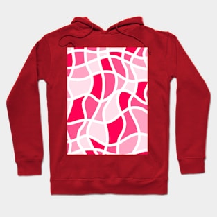 Wavy surfaces pink Hoodie